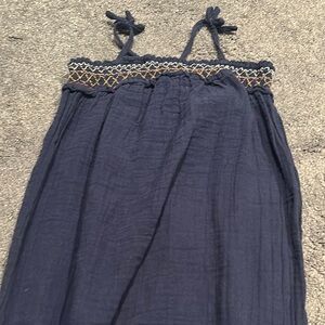 Old Navy Blue Smocked Romper Size 5T 3LM NWOT